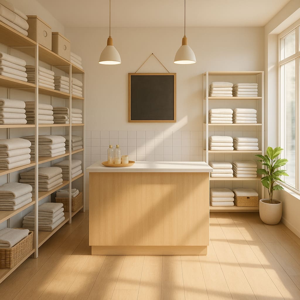 Moderner Laundry-Shop in Wien